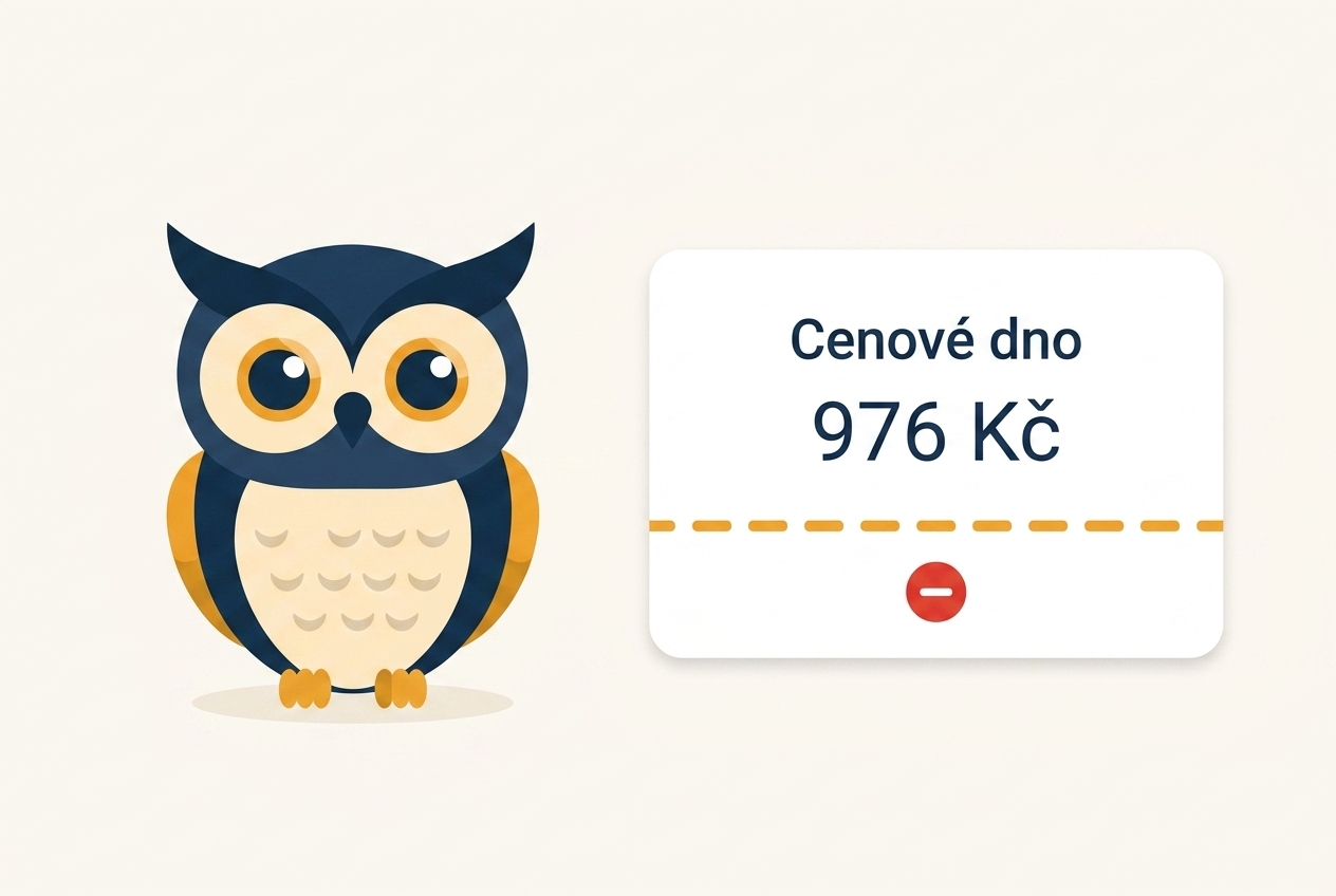 Grafické rozhraní kalkulačky, kde se počítá minimální prodejní cena a bod zvratu z nákladů a marže.